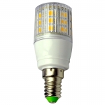 E14 LED-Tubular 330 Lm. 12V AC/DC warmweiss 4W gekapselt DC-kompatibel 