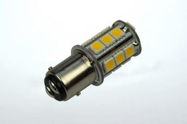 BAY15D LED-Stiftsockellampe 210 Lm. 12V AC/DC warmweiss 2,4W wasserabweisend DC-kompatibel 