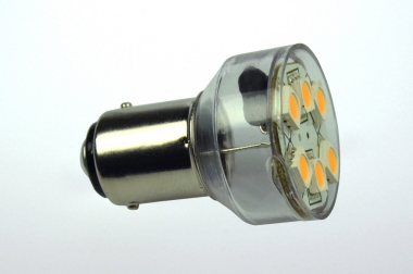 BA15D LED-Bajonettsockellampe 100 Lm. 12V AC/DC warmweiss 1W dimmbar DC-kompatibel 