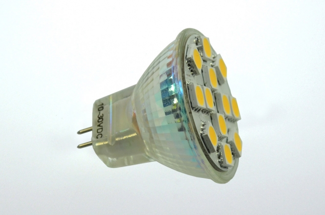 GU4 LED-Spot MR11 210 Lm. 12V AC/DC warmweiss 2,3W dimmbar DC-kompatibel 