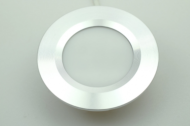 LED-Einbauleuchte 125 Lumen 12V DC warmweiss 3W  DC-kompatibel 